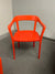 Side Chair - Steelwood - metal - red