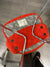 Side Chair - Urethane Foam - Knoll - Red w/ circles