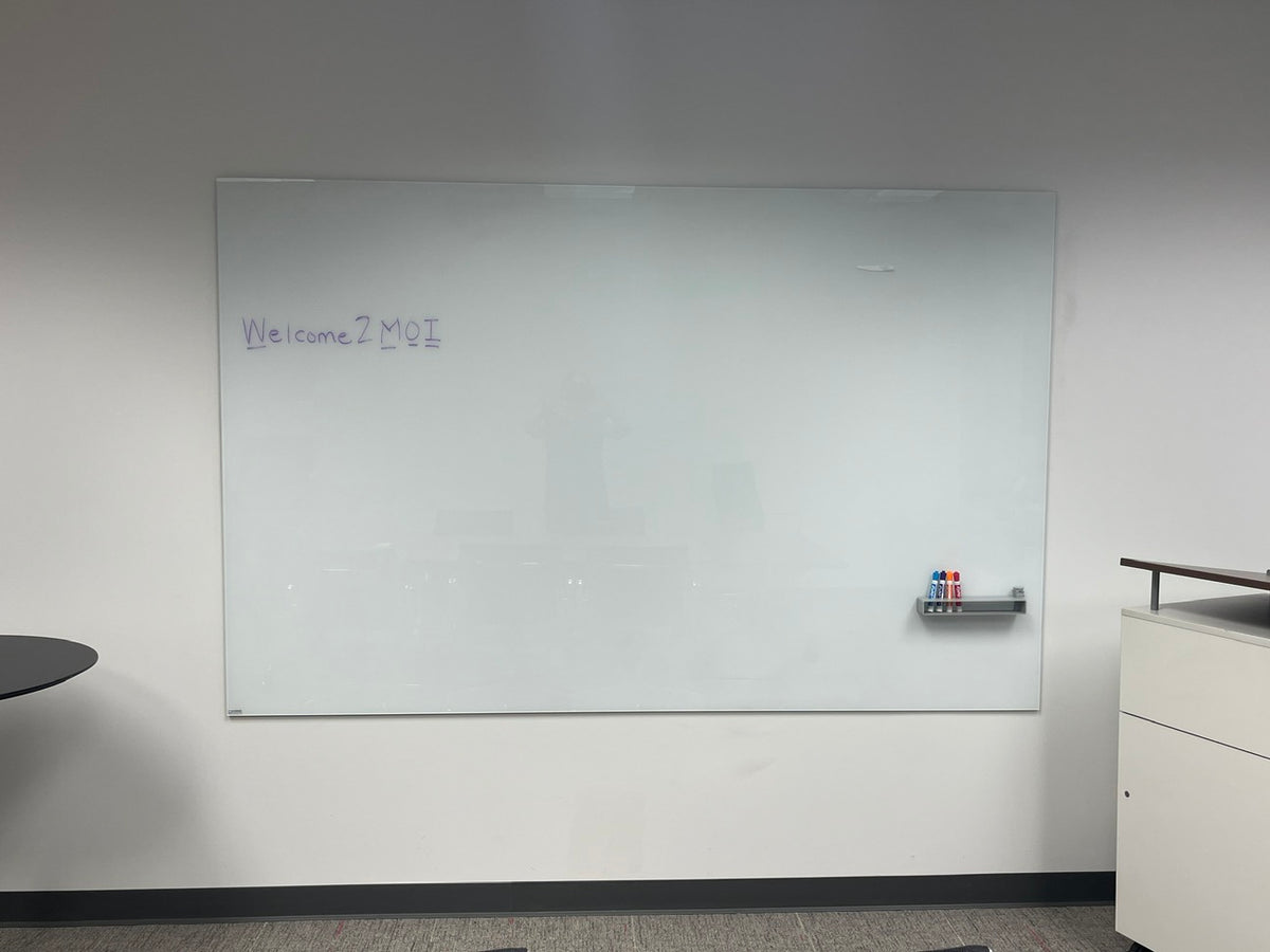 Glass Markerboard - 94in L x 60 in H