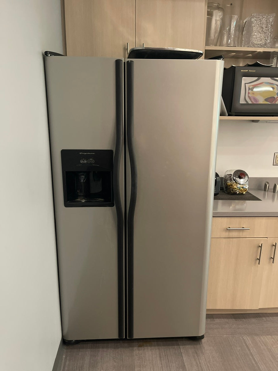 Refirgerator - 32 L x 35 1/2 W x 69 H (button missing)