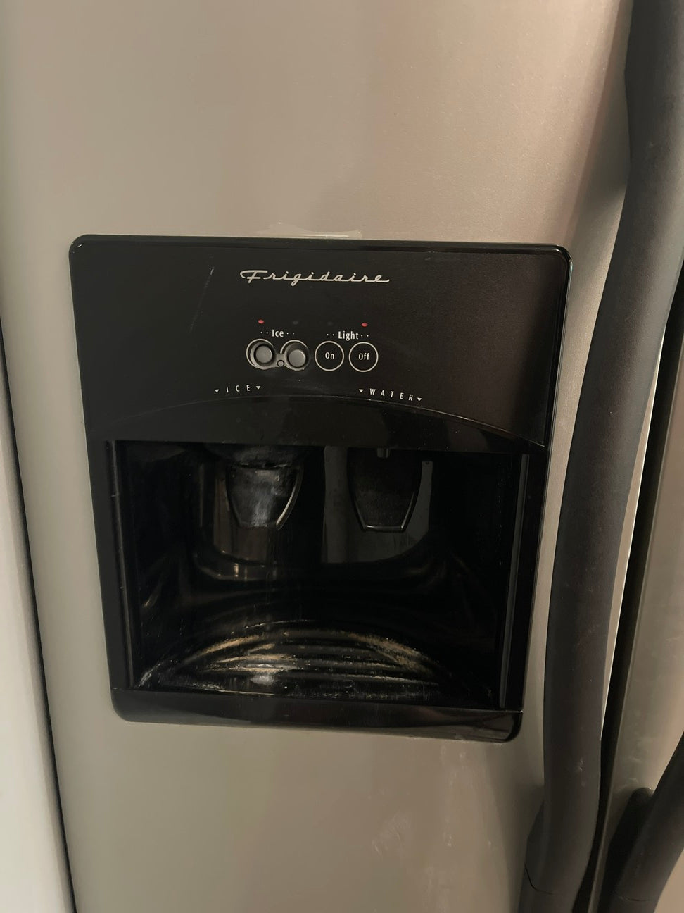 Refirgerator - 32 L x 35 1/2 W x 69 H (button missing)
