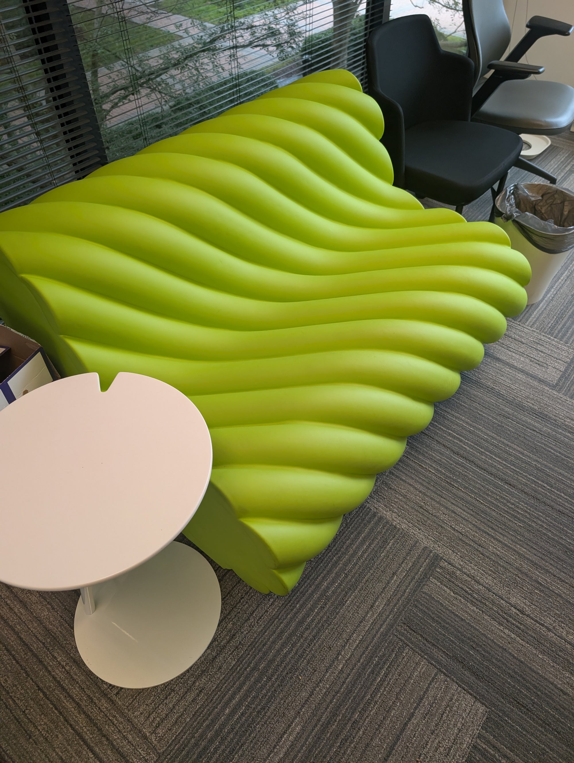 Couch - Lime green - plastic - deco