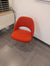 Side Chair - Urethane Foam - Knoll - Red w/ circles