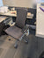 Task Chair - Embody  - white back / grey fabric - worn